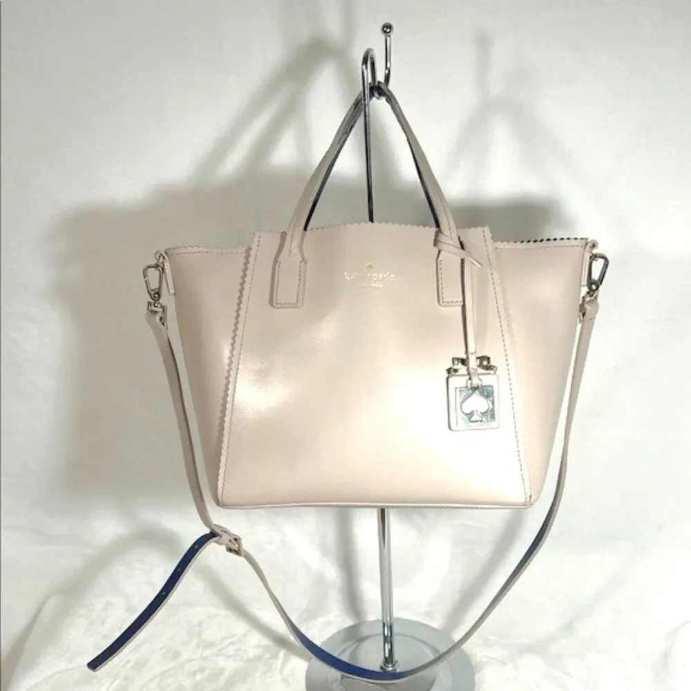 Kate Spade Light Cream Satchel Bag